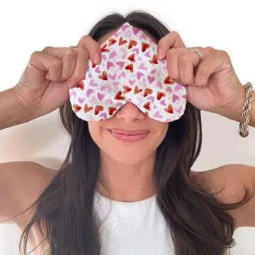 Stillnus Organic Heart-Shaped Eye Pillow for Stress Relief