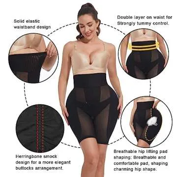 Clevvets Hip Enhancer Shapewear Control Panties