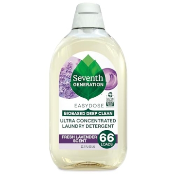 Seventh Generation EasyDose Lavender Laundry Detergent for Eco-Friendly Cleaning 23 oz