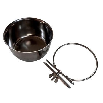 SPOT Ethical Pet Stainless Steel Coop Cup, Perfect Dog Bowls for Cages and crates 10-Ounce pet Food ...