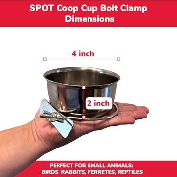 Durable SPOT Ethical Pet Stainless Steel Coop Cup