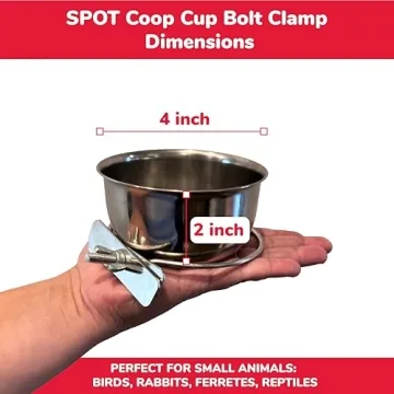 Durable SPOT Ethical Pet Stainless Steel Coop Cup