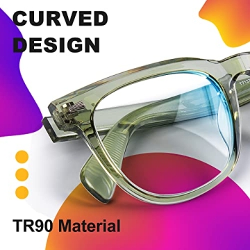 VISOONE Blue Light Blocking Glasses for Stylish Eye Protection