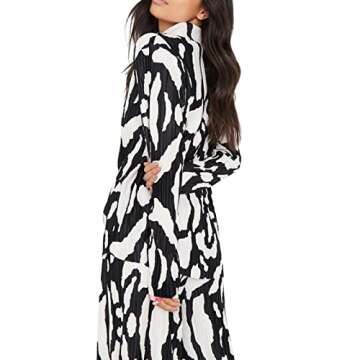 IMISSILLEB Women Pleated 2 Piece Pants Set Long Sleeve Button Down Shirt High Waist Wide Leg Long Pants Summer Outfits