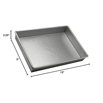 USA Pan Bakeware Rectangular Cake Pan 9x13 Nonstick