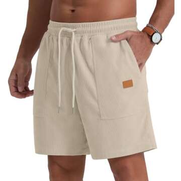 Sailwind Casual Corduroy Shorts for Men - Stylish Comfort