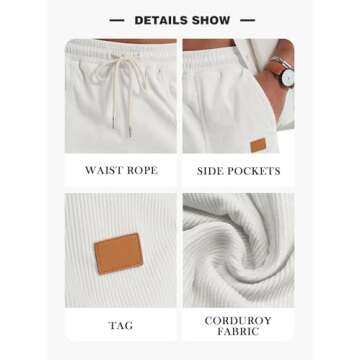 Sailwind Casual Corduroy Shorts for Men - Stylish Comfort