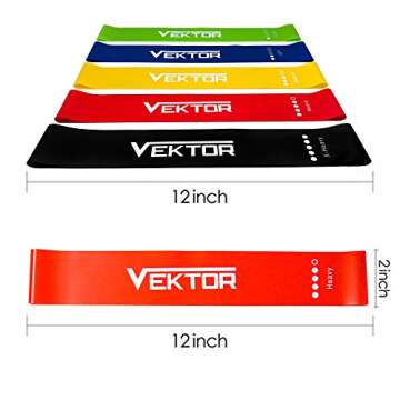 VEKTOR Exercise Resistance Bands for Ultimate Workout Flexibility