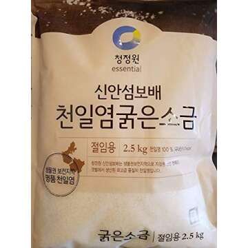 Natural Premium Sea Salt for Kimchi Brining: the Jewel of Sinan Island (5.5 lb) by Chung-Jung-One