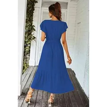 PRETTYGARDEN Women's Floral Boho Dress for Summer Style