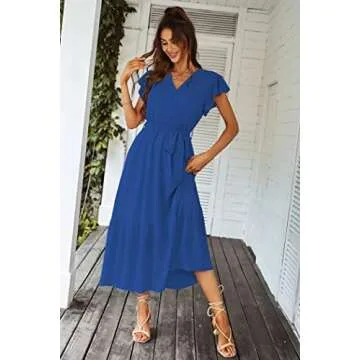 PRETTYGARDEN Women's Floral Boho Dress for Summer Style