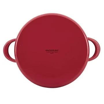 Rachael Ray 12 Quart Red Stock Pot with Lid for Cooking