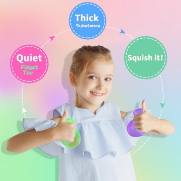 Stress Relief Fidget Toy Cube 4 Pack for All Ages