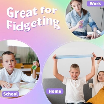 Stress Relief Fidget Toy Cube 4 Pack for All Ages