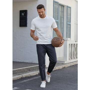 Stylish COOFANDY Men's Casual Joggers for Comfort