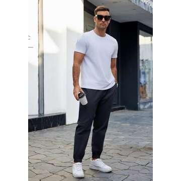 Stylish COOFANDY Men's Casual Joggers for Comfort