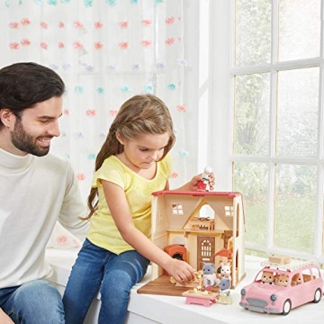 Calico Critters Family Picnic Van Toy for Kids