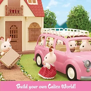 Calico Critters Family Picnic Van Toy for Kids