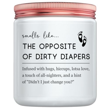 New Mom Gifts for Women After Birth, First Time New Baby Candle Mothers Day Christmas Gift