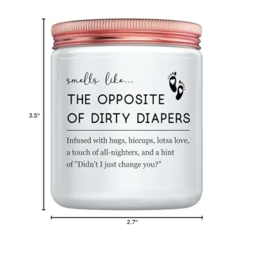 New Mom Gifts for Women After Birth, First Time New Baby Candle Mothers Day Christmas Gift