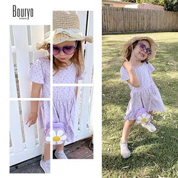 Heart Shaped Sunglasses for Kids with UV400 Protection