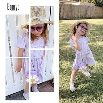 Heart Shaped Sunglasses for Kids with UV400 Protection