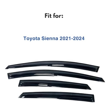 IG Window Visor for Toyota Sienna 2021-2025 Rain Guard Deflector