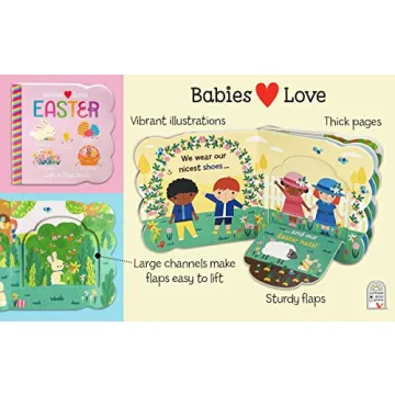 Easter Chunky Lift-a-Flap Board Book for Toddlers