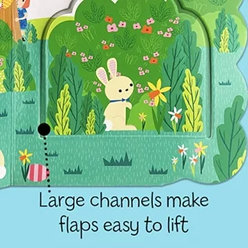 Easter Chunky Lift-a-Flap Board Book for Toddlers