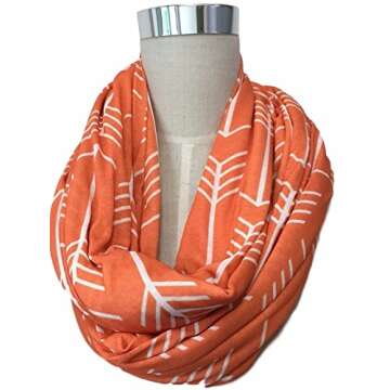 Nursing Scarf for Breastfeeding | Infinity Nursing Cover Hides Back for Privacy