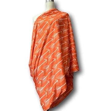 Nursing Scarf for Breastfeeding | Infinity Nursing Cover Hides Back for Privacy