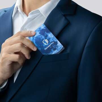 CoolWallet Pro Crypto Hardware Wallet - Secure, Bluetooth, NFT Support, Credit Card Sized