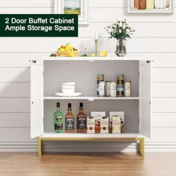 Anmytek Rattan Cabinet Stylish Storage All Room Needs