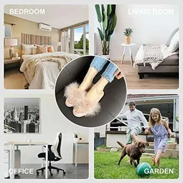 Women's Furry Slippers for Comfort and Glamour