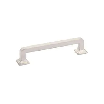 Schaub Menlo Park Collection 4 in. Pull, Brushed Nickel - A Signature Touch for Your Home