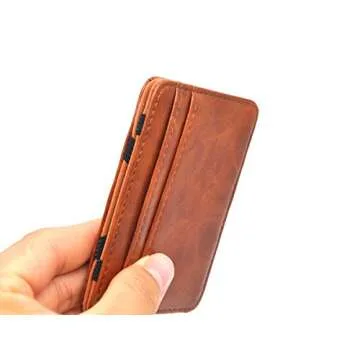 Genuine Leather Slim Pocket Wallet for Men and Women