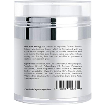 New York Biology Retinol Cream for Youthful Skin