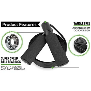 Adjustable Speed Jump Rope for Ultimate Cardio Fitness Training