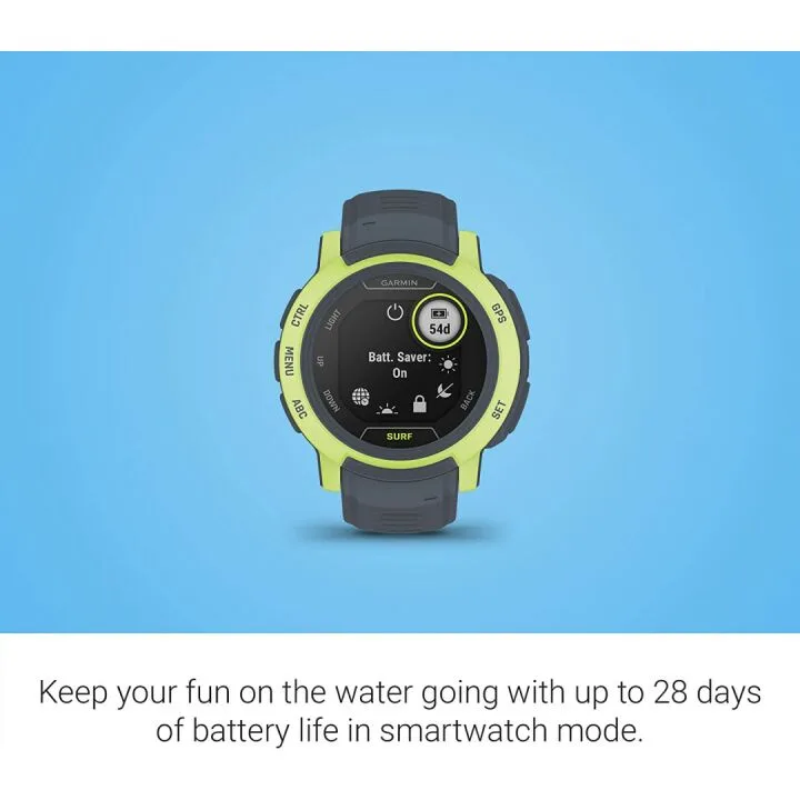 Garmin Instinct 2 Surf Edition GPS Watch for Adventurers