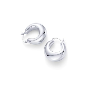 PAVOI Chunky Gold Hoop Earrings for Stylish Women