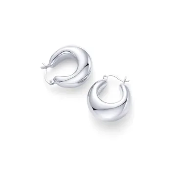 PAVOI Chunky Gold Hoop Earrings for Stylish Women