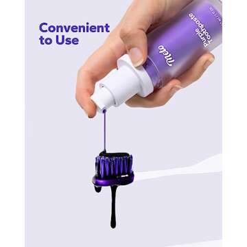 KMEIVOL Meto Purple Toothpaste for Teeth Whitening (1 Fl Oz), Teeth Whitening Gel, Purple Toothpaste, Color Corrector Purple Toothpaste, Whitening Toothpaste for Tooth Stain Removal