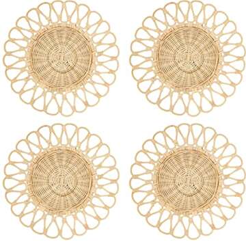 Elegant Rattan Placemats Set for All Occasions