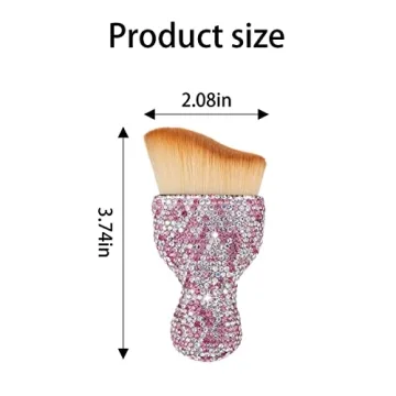 zipelo Car Detailing Brush with Stylish Bling Handle