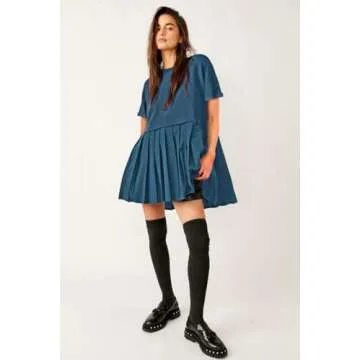 Stylish SAUKOLE Casual T-Shirt Dress for Summertime