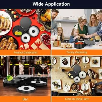 3-Tier Bar Glass Rimmers for Cocktails and Rimming
