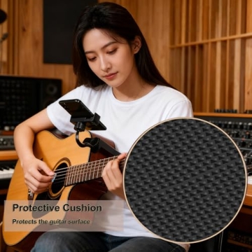 Chasefun Adjustable Guitar Phone Holder for Musicians