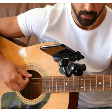 Chasefun Adjustable Guitar Phone Holder for Musicians