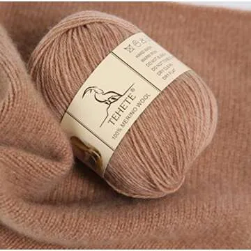 TEHETE 100% Merino Wool Yarn for Knitting Crochet