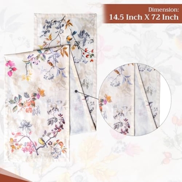 Maison d'Hermine Cotton Table Runner for Holidays & Events